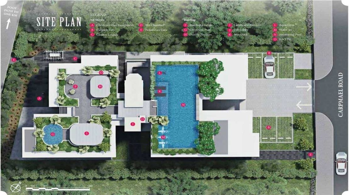 Carpmael Thirty-eight - Site plan