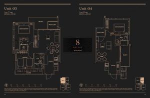 8 Hullet - 1 & 2 BR Floor Plan