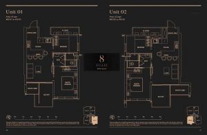 8 Hullet - 2 BR Floor Plan