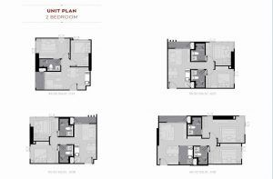 Life Sukhumvit 62 - 2BR Floor Plan