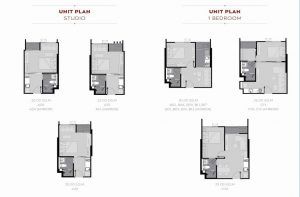 Life Sukhumvit 62 - Studio & 1 BR Floor Plan