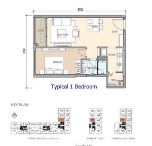 De La Sol - Typical 1 Bedroom