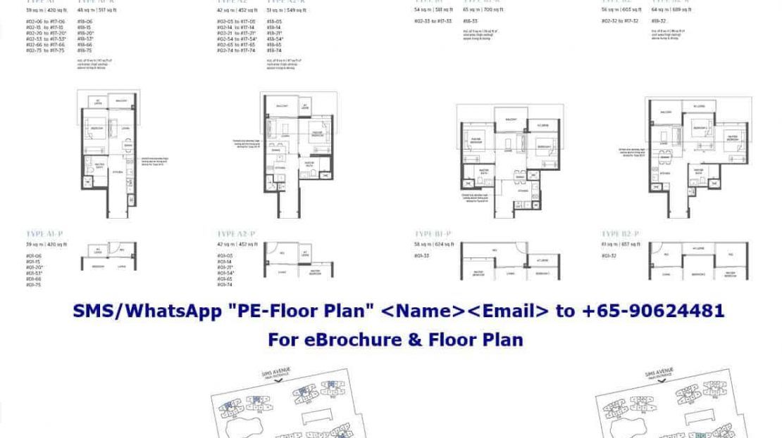 Parc Esta - 1 & 2 Bedroom Floor Plan