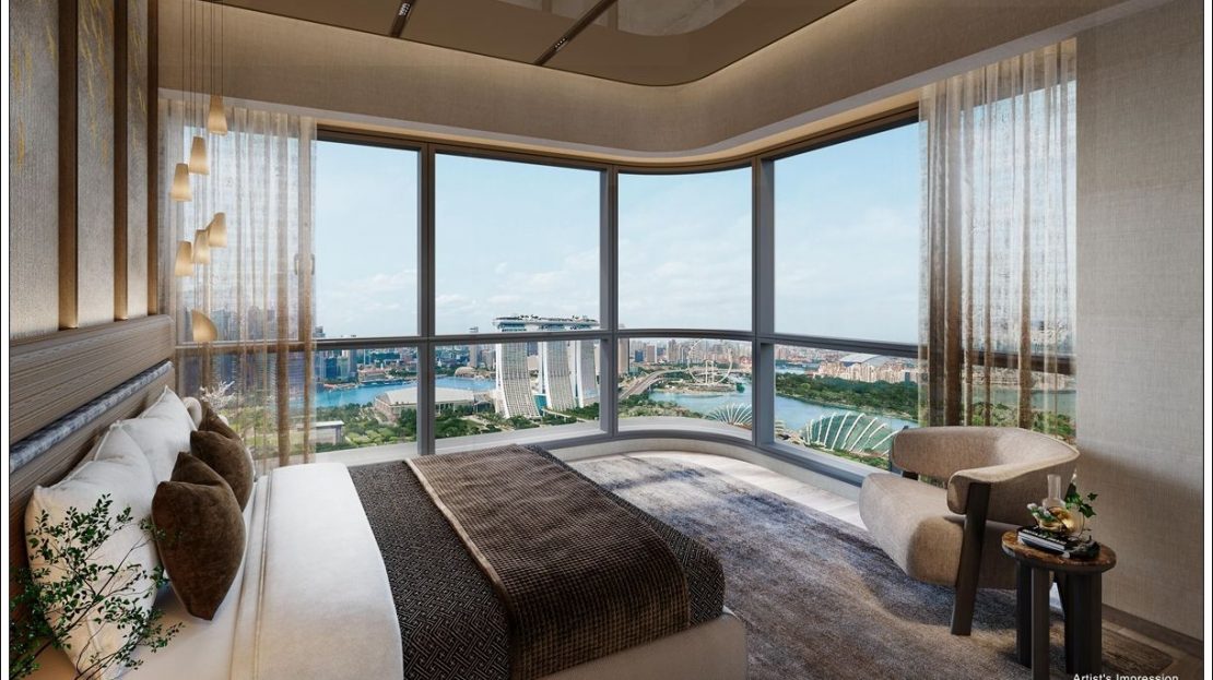 One Marina Gardens -4BR Master Bedroom