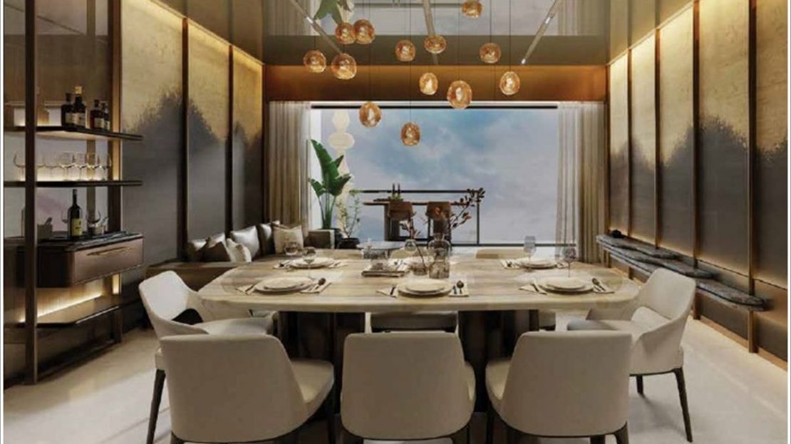 One Marina Gardens-Dining room