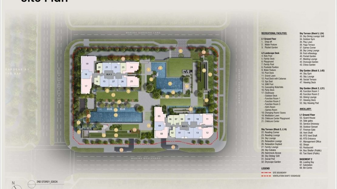 One Marina Gardens-Site Plan